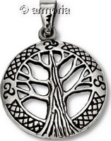 Pendentif Arbre de Vie et Triskel en argent