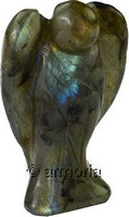 Figurine Ange debout en Labradorite 4 cm 