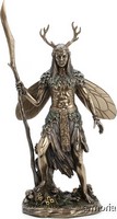 Figurine Druide Féerique aspect bronze marque Veronese 