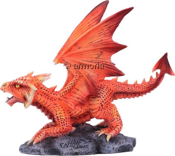 Figurine Petit Dragon du Feu par Anne Stokes 
