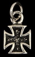 Pendentif Petite Croix Templière en argent 