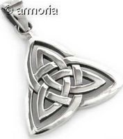 Pendentif double Triquetra en argent
