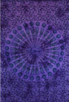Tenture Badmeri, violette, 140 x 210 cm