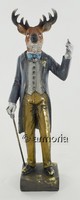 Figurine Cerf gentleman anthropomorphe