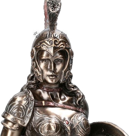 Figurine Guerrière Amazone aspect bronze marque Veronese 
