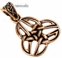 Pendentif petit Triquetra en bronze