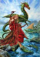Carte postale The Dragon Charmer's Daughter de Briar