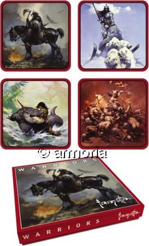 Sous-verres Warriors de Frank Frazetta