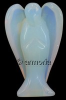 Figurine Ange debout en Opalite 7,5 cm 