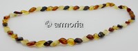 Collier Epi d'Ambre multicolore 