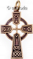 Pendentif Croix Celtique en bronze 