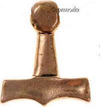 Pendentif Marteau de thor de Sejro-réplique historique-en bronze