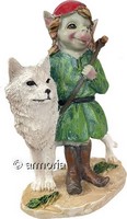 Figurine Pixie avec loup