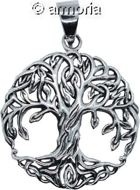 Pendentif Arbre de Vie Entrelacs et Racines en argent 