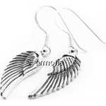 Boucles d'Oreilles Ailes d'Ange en argent 