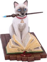 Figurine Chat Siamois Magicien "Hocus Pocus" de Lisa Parker 
