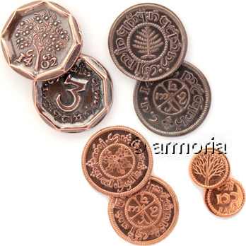 4 pièces de collection The Shire Copper set#1 - Le Hobbit