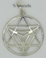 Pendentif Metatron en argent 