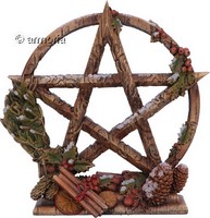 Pentacle de l'Hiver sur Socle