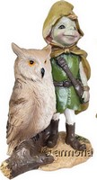 Figurine Pixie avec hibou