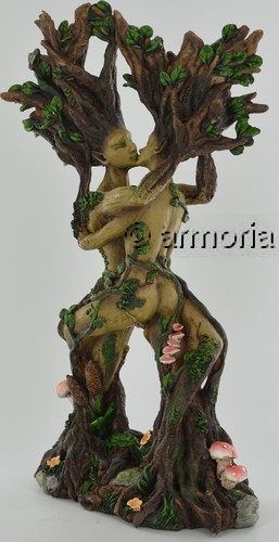 Figurine Couple d'Arbres Enchantés ou Sylves s'embrassant 