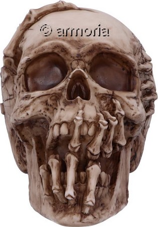 Figurine Crâne Tête de Mort se déchainant "Breaking Out Skull" de James Ryman