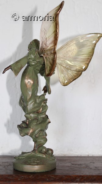 Figurine Fée Isalia aspect bronze