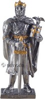 Figurine Roi Arthur en étain marque Veronese 
