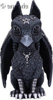 Figurine petit Griffon wicca avec pentacle 