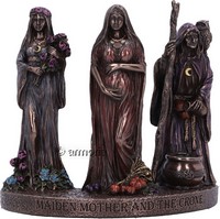 Figurine Triple Déesse sur socle, marque Veronese