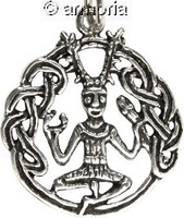 Pendentif Cernunnos Gundestrup petit modèle en argent