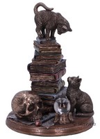 Figurine 2 chats magiciens marque Veronese