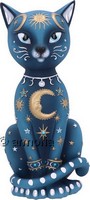 Figurine Chat Céleste assis