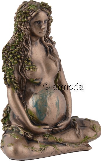 Figurine Déesse Mère Gaïa miniature Marque Veronese 
