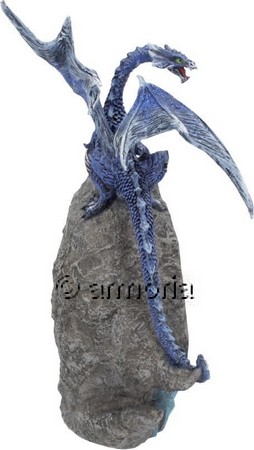 Figurine Dragon Bleu Gardien du Cobalt 