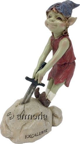 Figurine Pixie et Excalibur