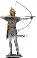 Figurine Archer médiéval en Etain