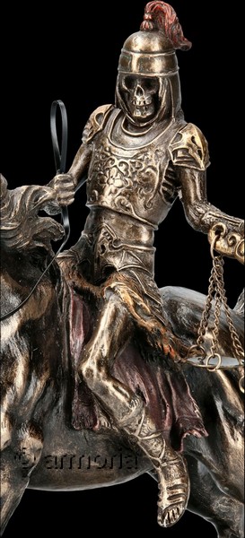 Figurine Chevalier de l'Apocalypse aspect bronze marque Veronese 