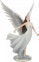 Figurine Femme Ange Blanc "Ascendance" par Anne Stokes 