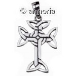 Pendentif Croix Celte Irlandaise en argent