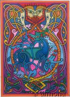 Carte Postale Viking Beasts de Courtney Davis