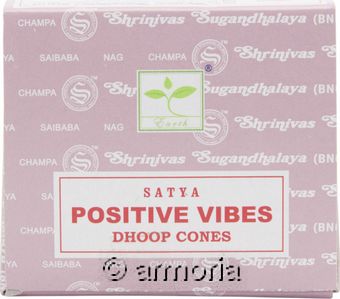 Cônes d'encens Positive Vibes, Satya