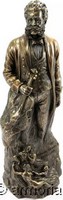 Figurine Johann Strauss aspect bronze Marque Veronese