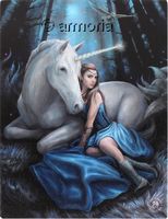 Reproduction sur toile Blue Moon de Anne Stokes