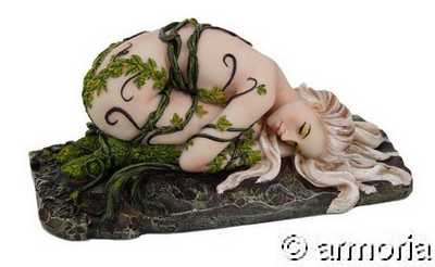 Figurine Dryade Couchée "One With Earth" 