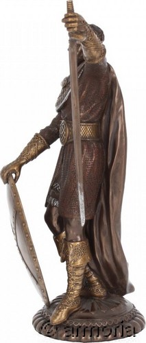 Figurine William Wallace surnommé Braveheart aspect bronze 