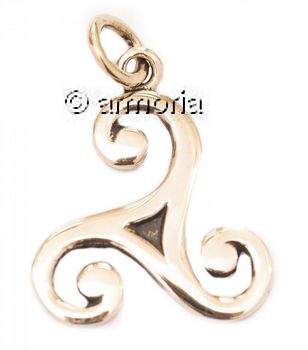 Pendentif Triskel en bronze