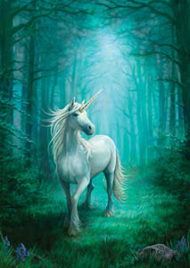 Carte Postale Forest Unicorn de Anne Stokes