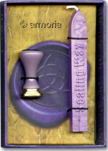 Sceau Triquetra et cire