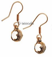 Boucles d'oreilles viking sphères du Gotland en bronze-réplique historique